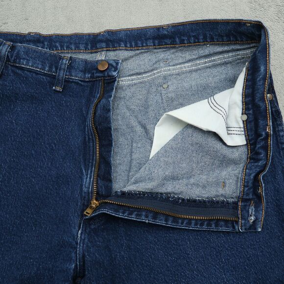 Wrangler Jeans Mens Size 44 (42x30 actual) Blue Regular Cowboy Cut Denim 947STR - Picture 3 of 16